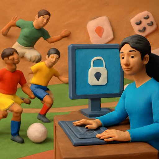 darazplay নিরাপত্তা বিশ্লেষক মনিটরের সামনে